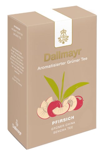 Dallmayr Aromatisierter Grüntee Pfirsich, 2er Pack (2 x 100 g) von Dallmayr