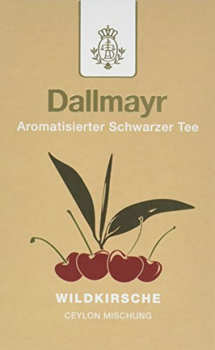 Dallmayr Aromatisierter Schwarztee - Wildkirsche, 8er Pack (8 x 100 g ) von Dallmayr