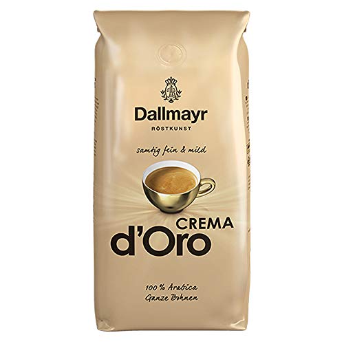 Dallmayr Kaffee Crema d'Oro MILD & FEIN Ganze Bohne 2er Pack (2x1000g) von Dallmayr