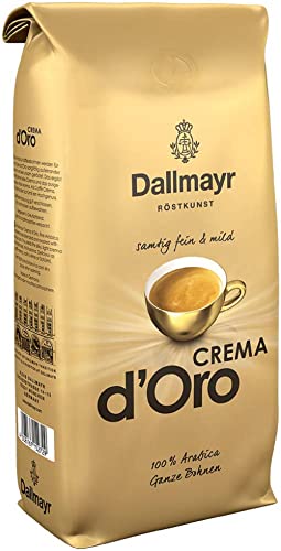 Dallmayr Kaffee Crema d'Oro mild und fein Kaffeebohnen, 1er Pack (1 x 1000 g Beutel) von Dallmayr