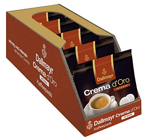 Dallmayr Kaffee Crema d'oro Intensa Kaffeepads, 5er Pack (5 x 16 Pads) von Dallmayr