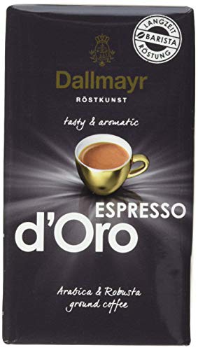 Dallmayr Kaffee Espresso d'Oro 250g gemahlen, Gemahlene Bohnen (1 x 250 g) von Dallmayr