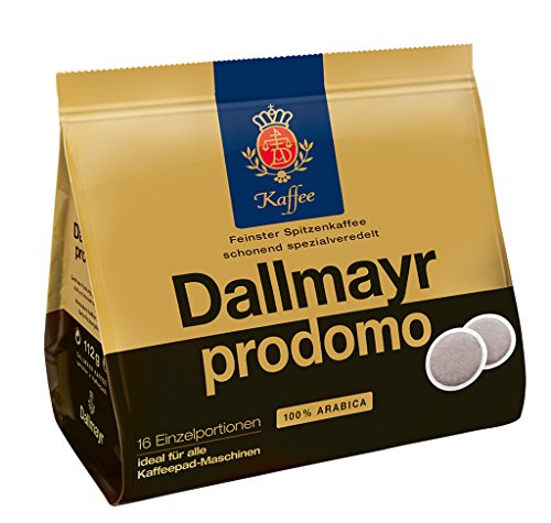 Dallmayr Kaffee Prodomo Kaffeepads, 5er Pack (5 x 16 Pads) von Dallmayr