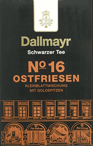 Dallmayr Schwarztee - Nr. 16 Ostfriesen Kleinblattmischung, 8er Pack (8 x 100 g ) von Dallmayr