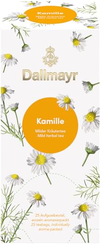 Dallmayr Tee Aufgussbeutel - Kamillen Tee, 1er Pack (1 x 35 g) von Dallmayr