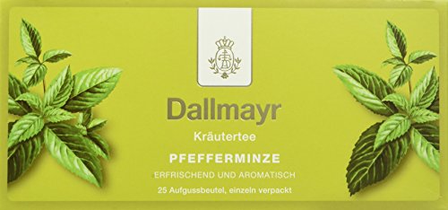 Dallmayr Tee Aufgussbeutel - Pfefferminz Tee, 1er Pack (1 x 43,75 g) von Dallmayr