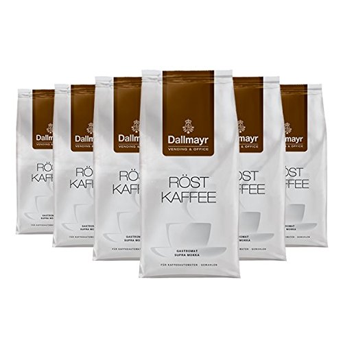 Dallmayr Vending & Office Röst Kaffee Gastromat Supra Mokka, 1000g, 6er Pack von Dallmayr