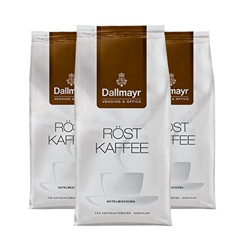 Dallmayr Vending & Office Röst Kaffee Hotelmischung, 500g, 3er Pack von Dallmayr