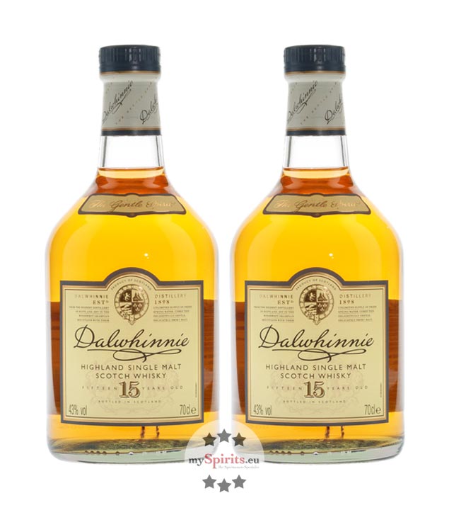 2 x Dalwhinnie 15 Jahre Whisky Vorteilspack (43 % vol., 1,4 Liter) von Dalwhinnie Distillery