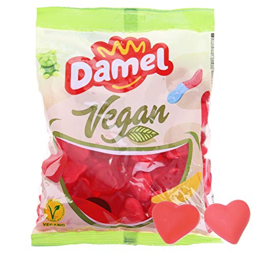 Süsse Herzen - Vegane Fruchtgummi Süßigkeiten ohne Gelatine - 1 kilo Großpackung von Damel