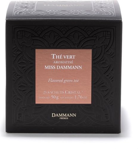 Dammann Frères - Miss Dammann 25 Cristal Sachets - Grüner Tee - Ingwer, Passionsfrucht von Damman Frères