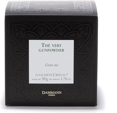 Dammann Grüner Tee Gunpowder 25 kristal Beutel von Damman Frères