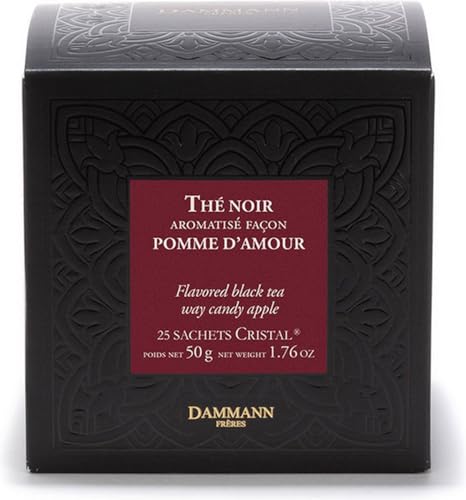 Thé Pomme d'Amour - Boîtes 25 sachets Cristal / Les Thés Noirs Aromatisés von Damman Frères