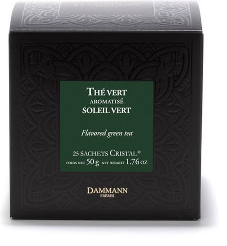 Thé vert Soleil Vert- Boîtes 25 sachets Cristal / Les Thés Verts von Damman Frères