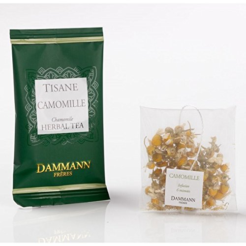 Tisana Kamille DAMMANN FRÈRES 24 Beutel Glas France Camomille Infusion Teabags (Fra) von Damman Frères