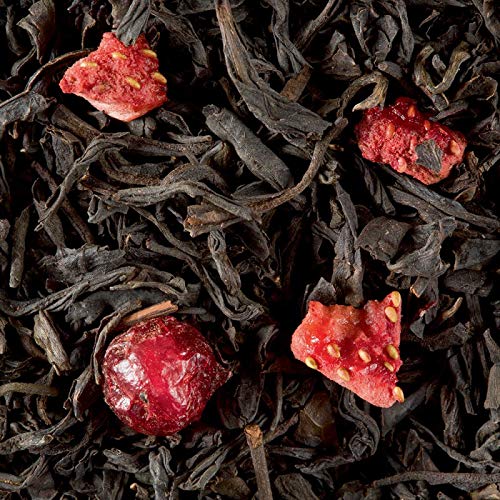 Dammann Freres Tee - Black tea - Schwarzer Tee 4 rote Früchte - 1Kg Tasche (Lose blatt) von Damman Frères