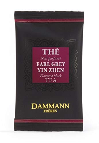 Dammann Freres Tee - Earl Grey Yin Zhen Schwarzer Tee - 120 Cristal Teabags bulk box von Damman Frères