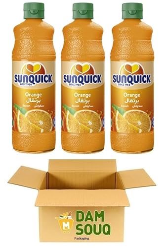 Damsouq® Multipackung Sunquick Orangensirup (3x 700ML) von Damsouq