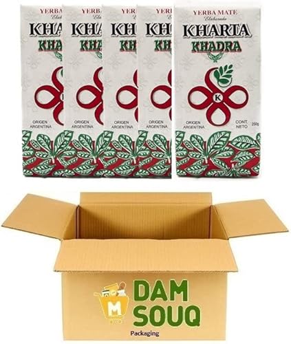 Damsouq® Multipak Yerba Mate Kharta Weiß (5 x 250Gr) von Damsouq