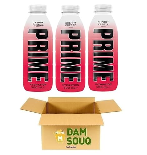 PRIME Hydration Drink Multipak Cherry Freeze (3x500ML) (UK) von Damsouq