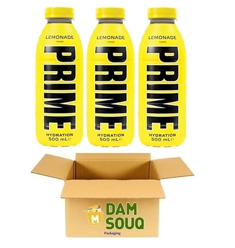 PRIME Hydration Drink Multipak Limonade (3x500ML) (UK) von Damsouq