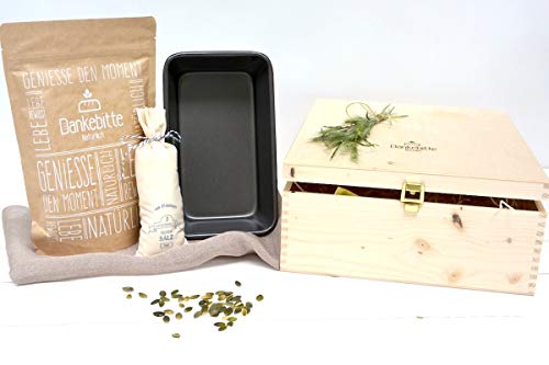 Brot und Salz Box groß - Geschenk zum Umzug von Dankebitte