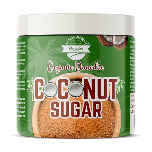 Danodia Foods Natural Coconut Sugar, 8.8 OZ | Brown Sugar Made From Coconut Sap von Danodia Foods