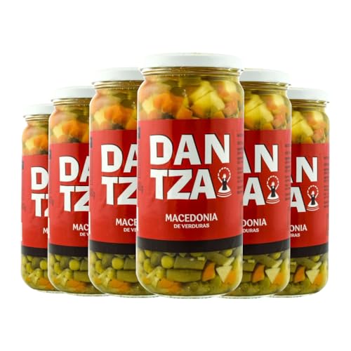 Dantza Macedonia Konserven Gemüse Navarra 660g x 6 Gläser von Dantza