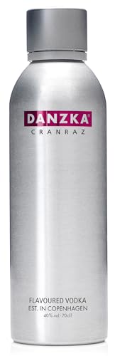 Danzka | Cranraz | Premium - Wodka | 1 x 700ml | Aluminiumflasche | Skandinavisches Design | Copenhagen von Danzka Vodka