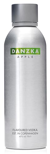 Danzka | Apple | Premium - Wodka | 40% vol. | 1 x 700ml | Aluminiumflasche | Skandinavisches Design | Copenhagen von Danzka