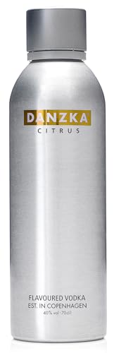 Danzka | Citrus | Premium - Wodka | 40% vol. | 1 x 700ml | Aluminiumflasche | Skandinavisches Design | Copenhagen von Danzka