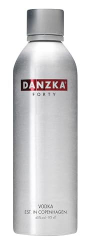 Danzka | Forty | Premium - Wodka | 1 x 1,75L | Aluminiumflasche | Skandinavisches Design | Copenhagen von Danzka