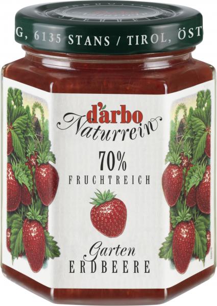 Darbo Naturrein 70% Fruchtreich Garten Erdbeere von Darbo