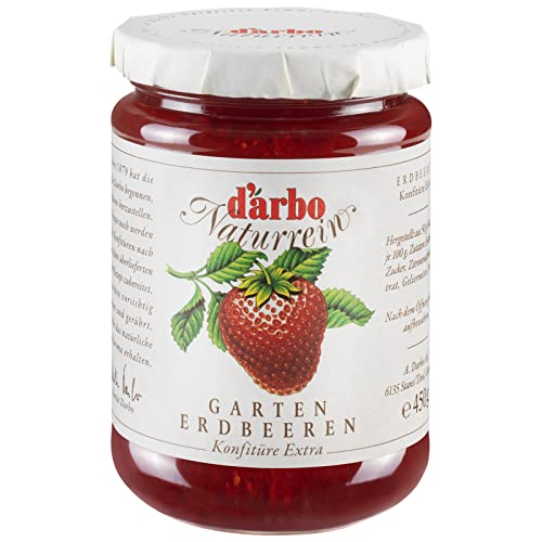 Darbo Naturrein Erdbeeren Konfitüre Extra, 450 g Glas von Darbo