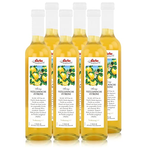 Darbo Sirup Sizilianische Zitrone 6x 0,5l von Darbo