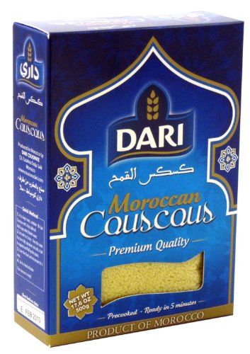 [ 500g ] DARI Moroccan Couscous / Kuskus / Zubereitung aus Hartweizengrieß, vorgekocht von Dari