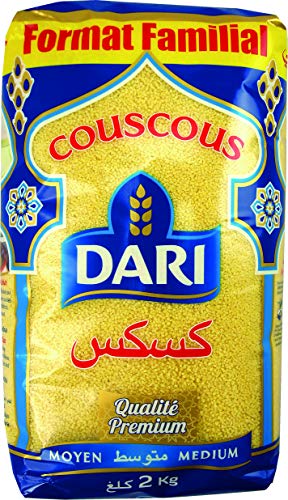 Dari Couscous (aus Marokko, Premium, schnelle Zubereitung) 2er Pack (2 x 2 kg) von Dari