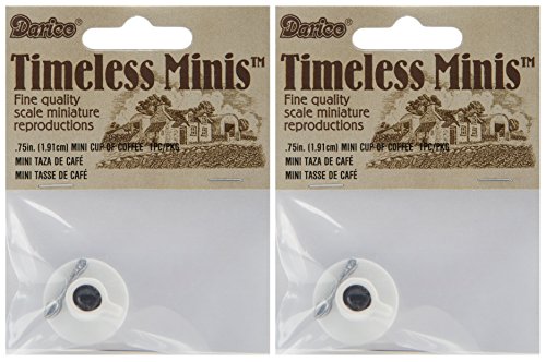 Darice Timeless Miniatures-Cup of Coffee - by von Darice