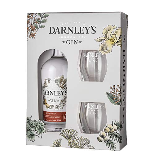 Darnley's Spiced Gin Geschenkset | Schottischer Gin, 42,7%, 70cl von Darnley's