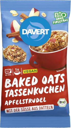 Baked Oats Tassenkuchen Apfelstrudel 65g 12 x 65 gr von Davert