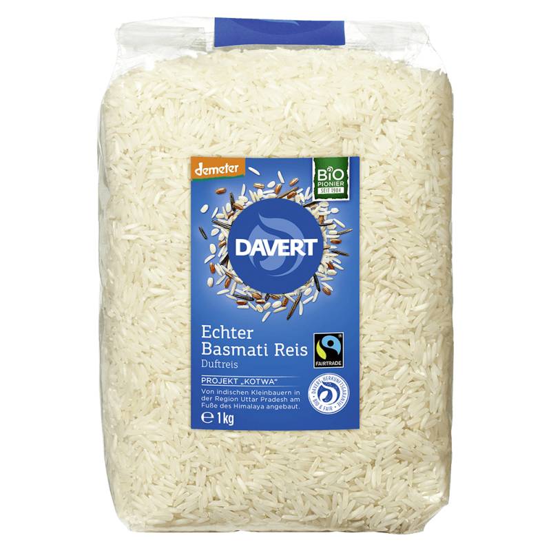 Bio Echter Basmati Reis von Davert