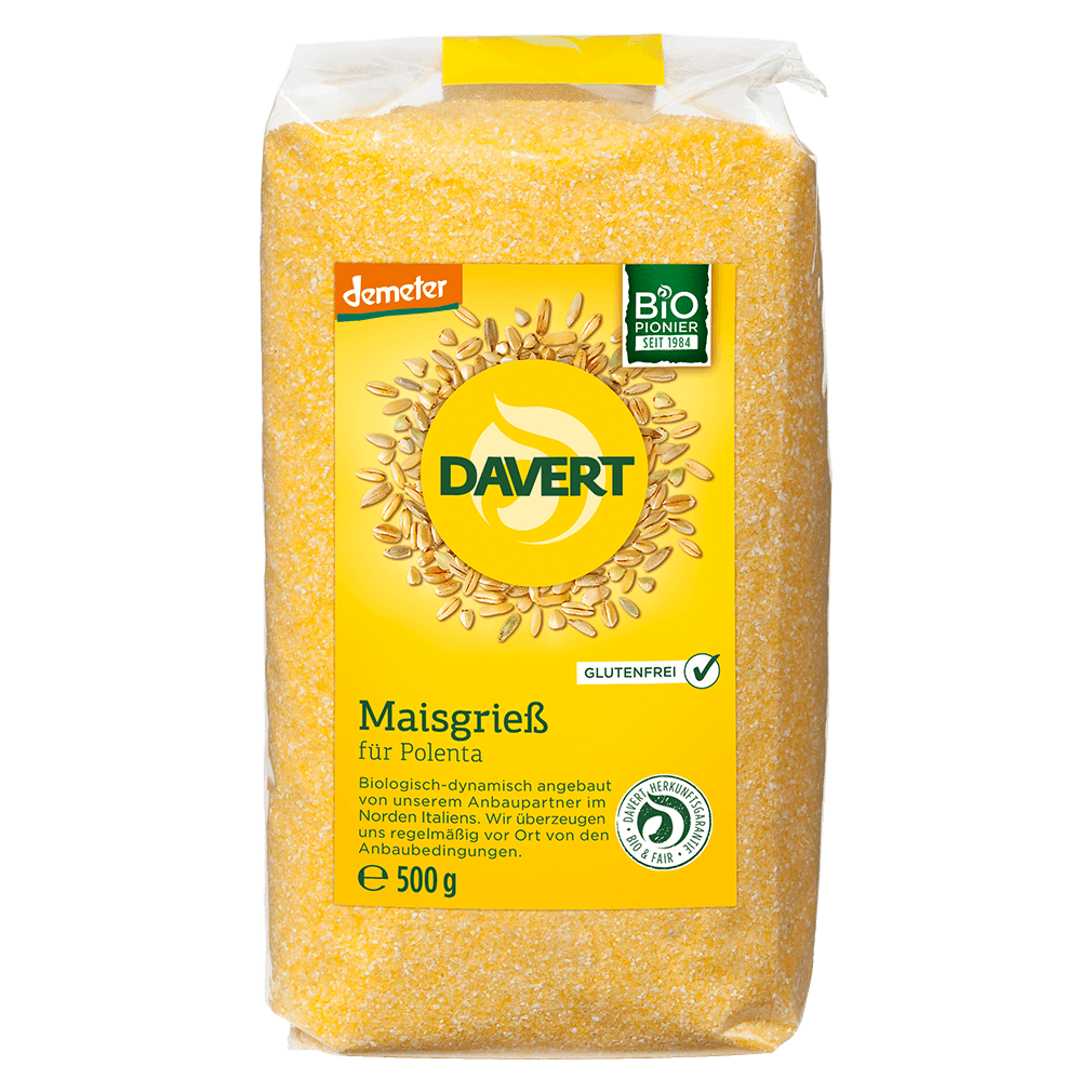 Bio Maisgrieß Polenta von Davert