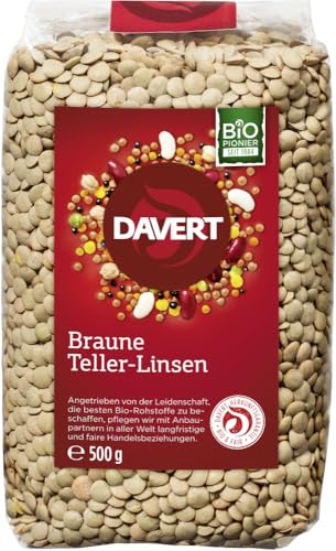 Braune Teller-Linsen von Davert