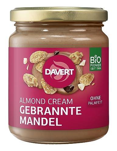 DAVERT Aufstrich, Almond Cream Gebrannte Mandel, 250g (12er Pack) von Davert