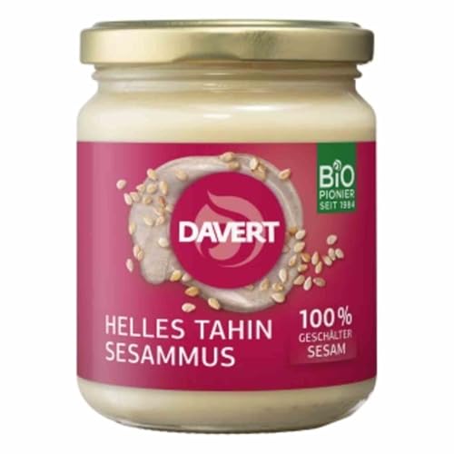 DAVERT Aufstrich, Bio Tahin Sesammus, 250g (12er Pack) von Davert