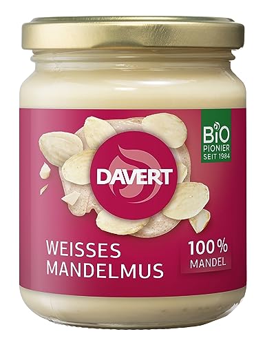 DAVERT Aufstrich, Weißes Mandelmus, bio, 250g (2er Pack) von Davert