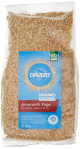 Davert Amaranth Pops glutenfrei, 125 g von Davert