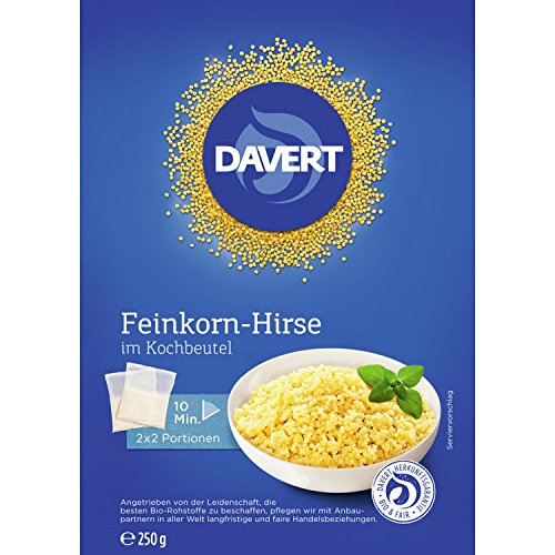 Davert Bio Feinkorn-Hirse im Kochbeutel (1 x 250 gr) von Davert