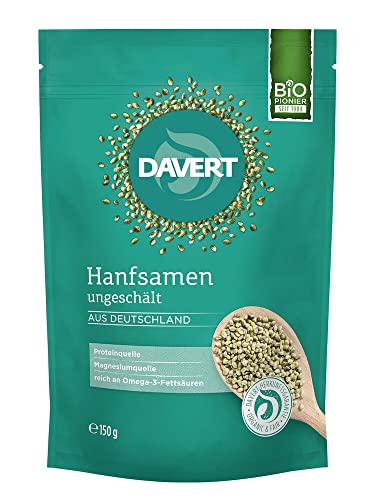 Davert Hanfsamen, ungeschält (150 g) - Bio von Davert