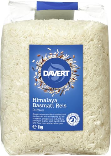 Himalaya Basmati Reis weiß 1kg 2 x 1 kg von Davert